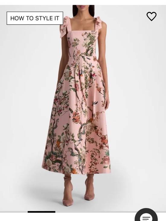 Alice + Olivia Dresses & Skirts - ALICE + OLIVIA Hana Floral Tie- Shoulder Maxi Dress